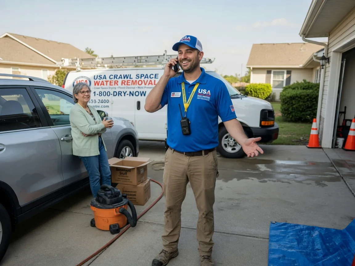 Crawl Space Water Removal Beckemeyer, IL FAQs